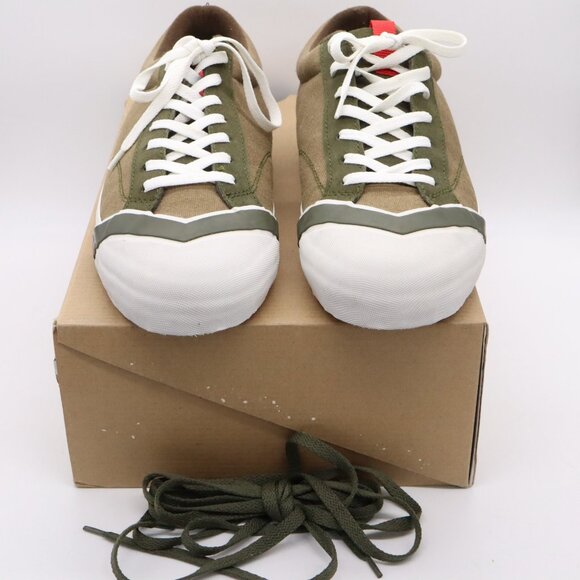 Rare HTF Losers Brand Mens Shoes Olive Drab Canvas Schooler Lo (US 10.5)(EU 44) - Picture 3 of 16